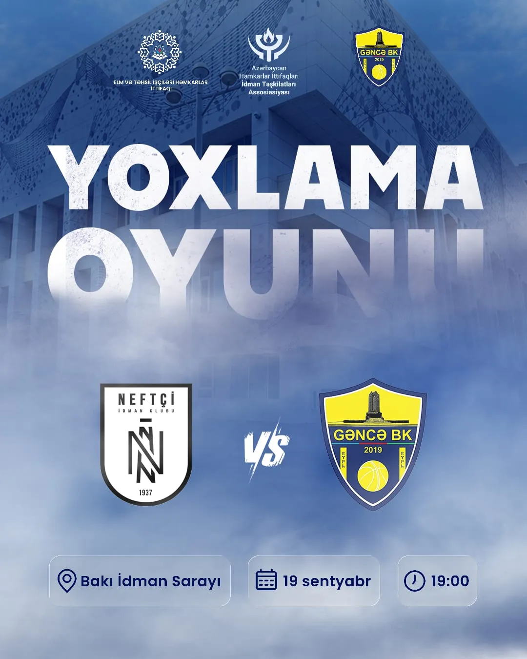 "Gəncə" yoxlama oyununda "Neftçi" ilə qarşılaşacaq